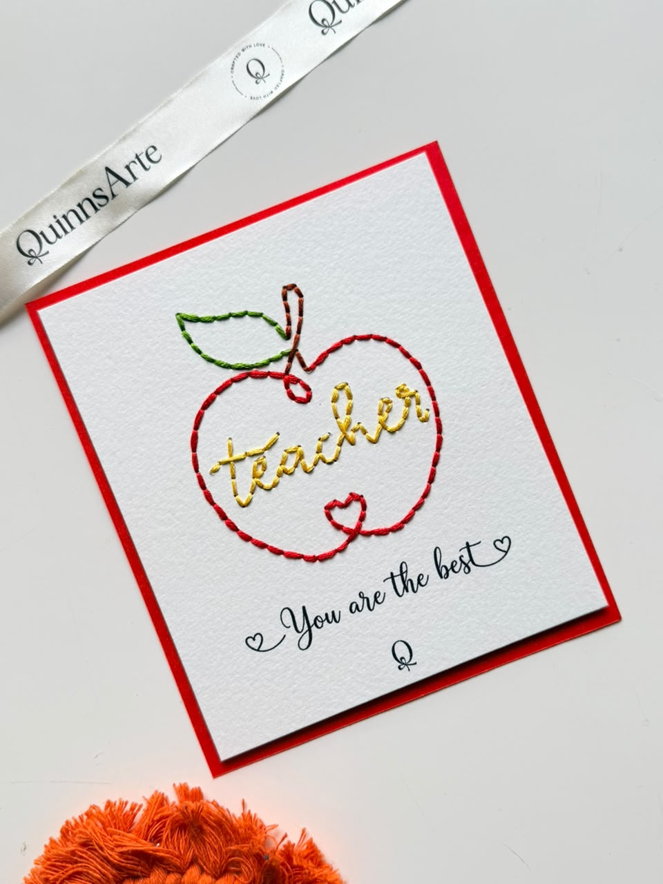 Teachers Day Line Art Card