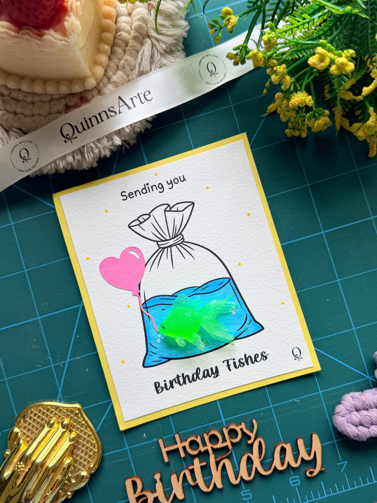 Fishes Birthday Card