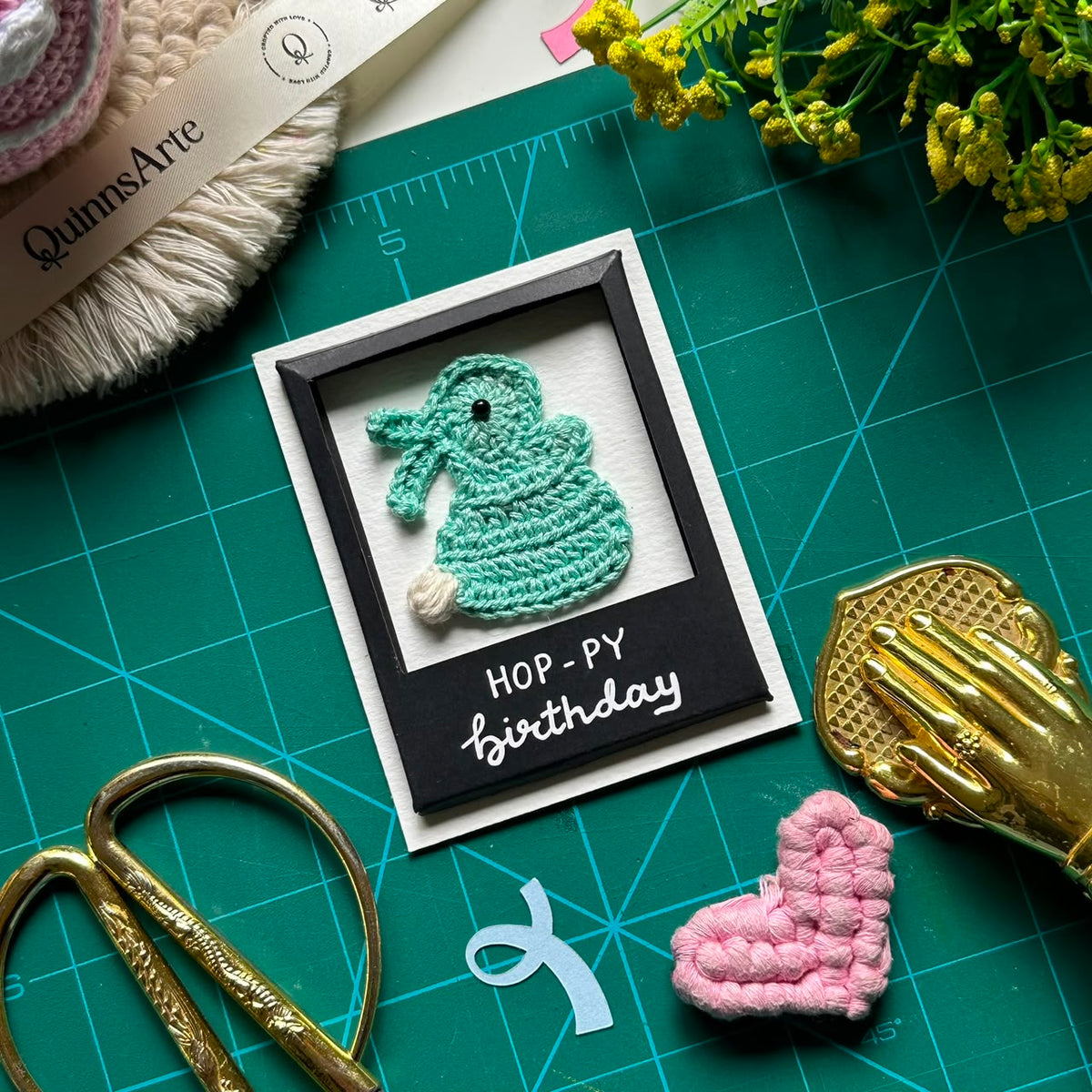 Hop-Py Birthday Polaroid Card