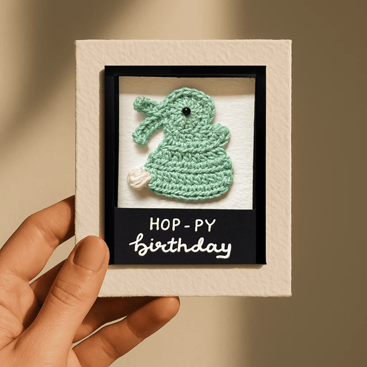 Hop-Py Birthday Polaroid Card