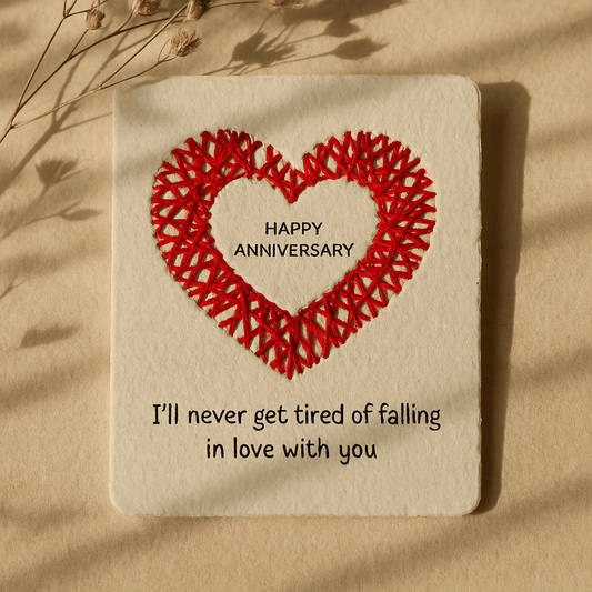 Happy Anniversary  Thread Cards