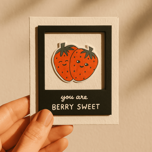 Berry Sweet  Polaroid Card
