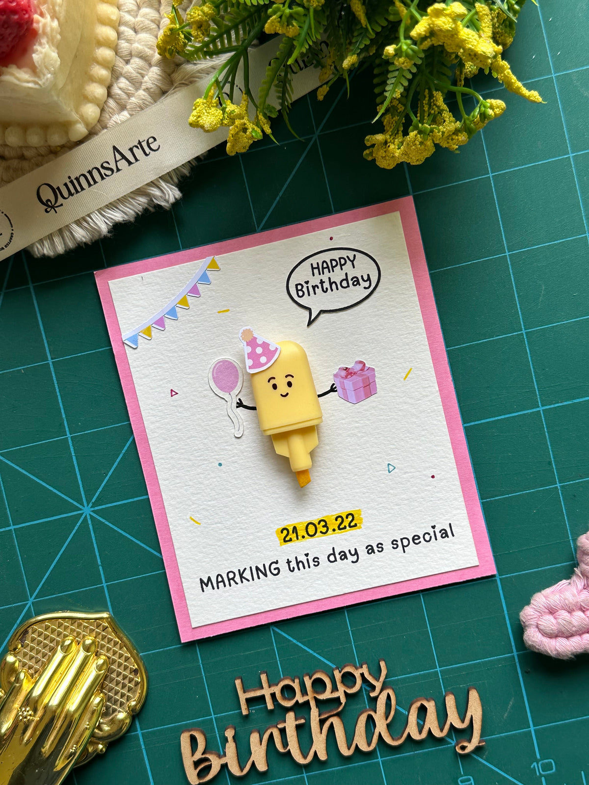 Highlighter Birthday Card
