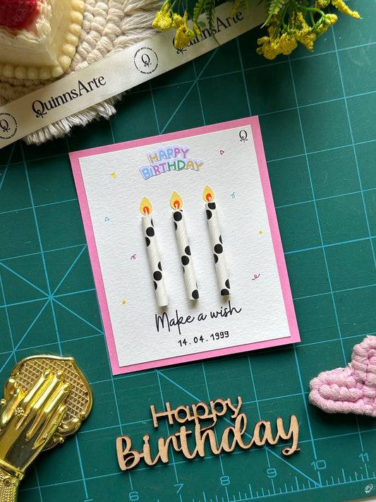 Candle Birthday Card