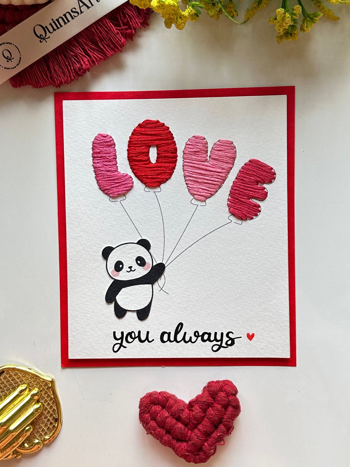 LOVE you always Thread Card