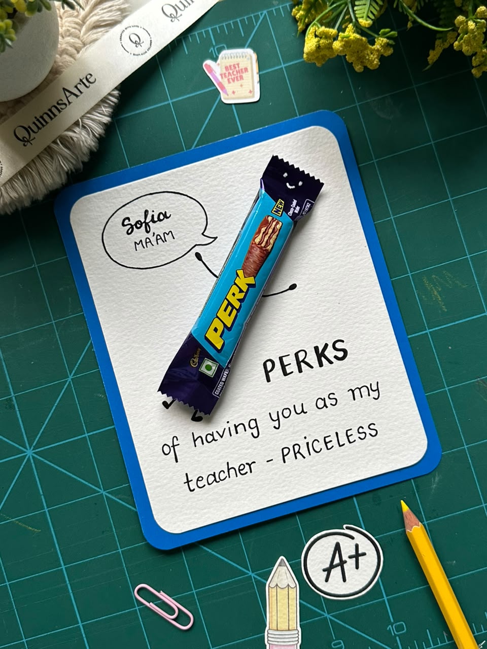 Perk Teacher’s Day Card