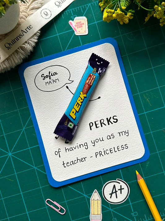 Perk Teacher’s Day Card