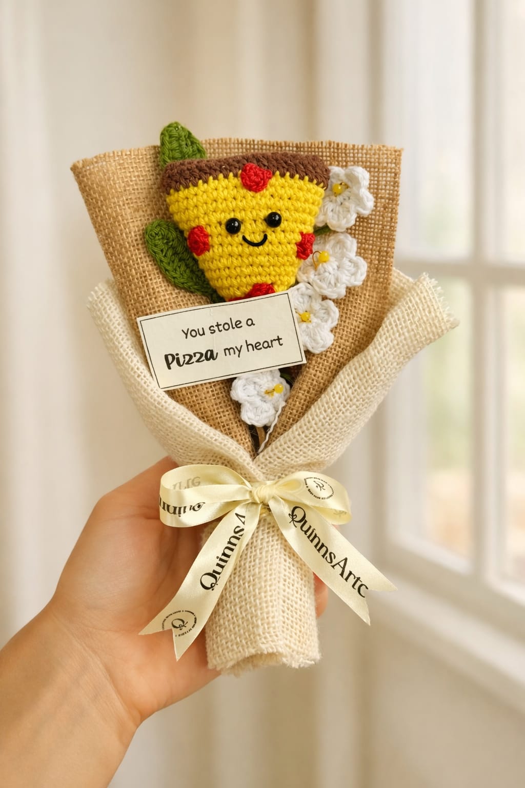 Pizza My Heart Pun Bouquet