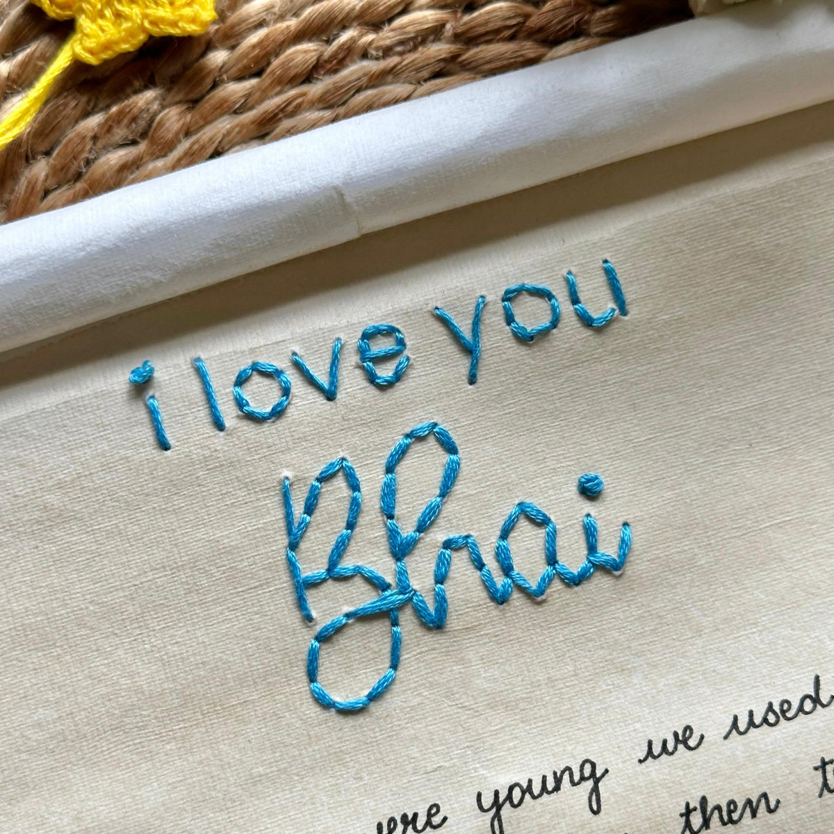 I Love You  Bhai Scroll