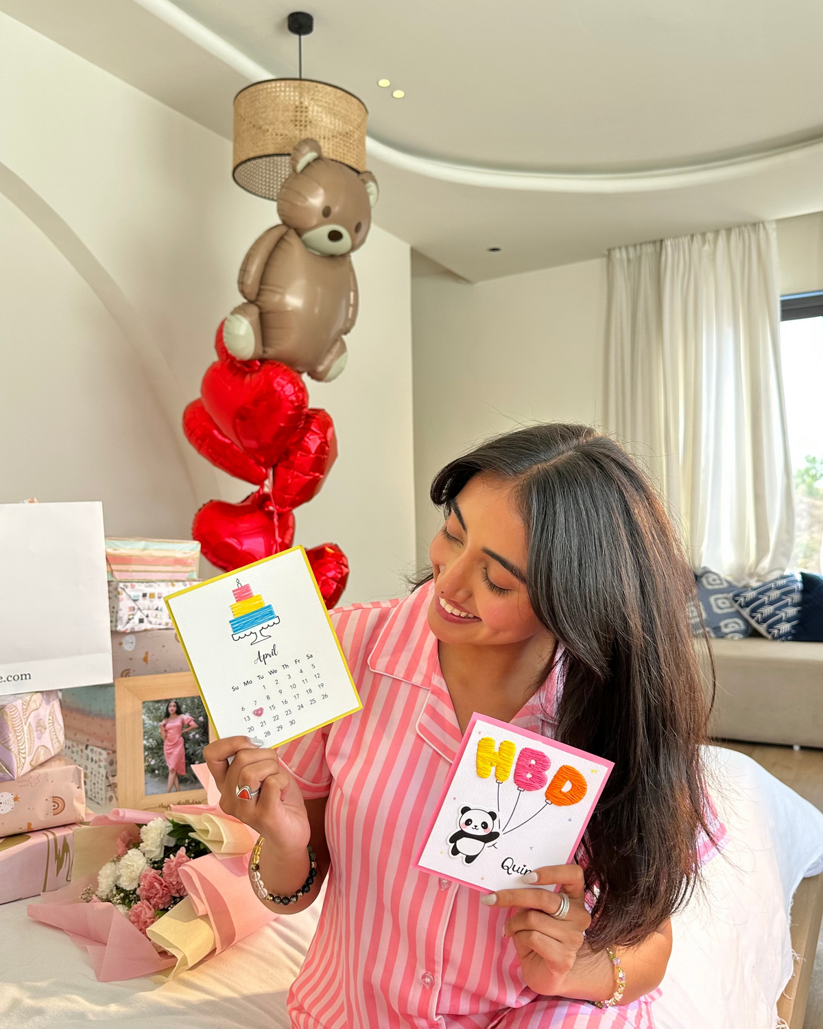 Birthday Calendar Thread Card